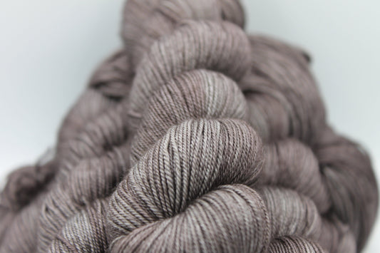 Loam Sock Skein 60% SuperWash Merino 20 silk  and 20 Yak Hand Dyed Yarn