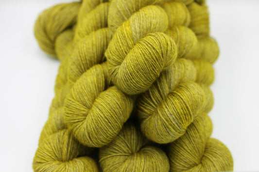 Moss,  Sock Skein 70% Superwash Merino 20 Yak 10 Nylon 100g