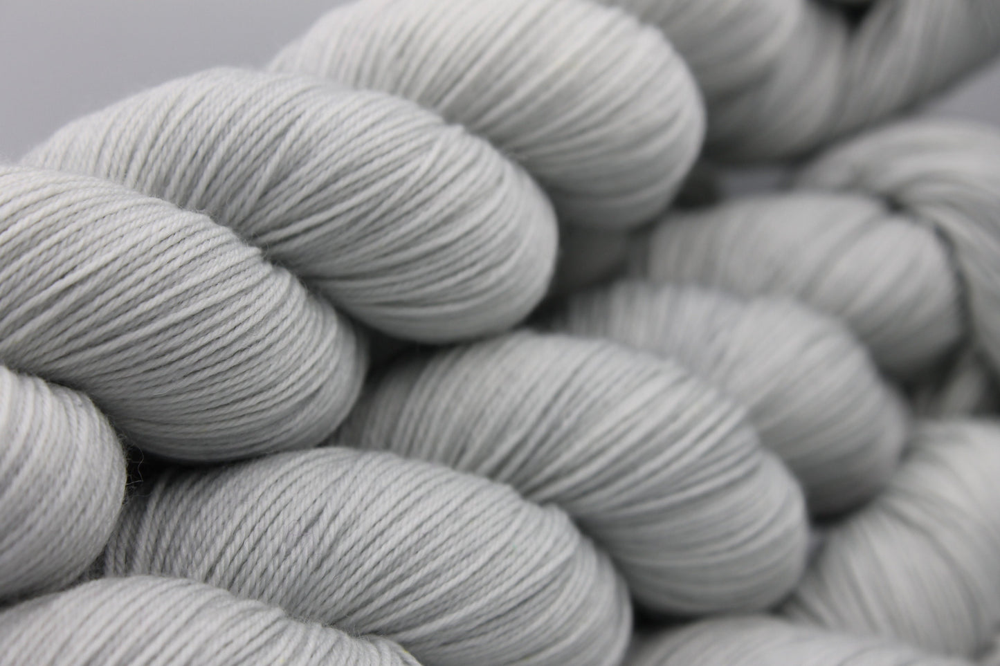 Mist.   Premium Sock Skein 75% SuperWash Merino and 25 Nylon Hand Dyed Yarn