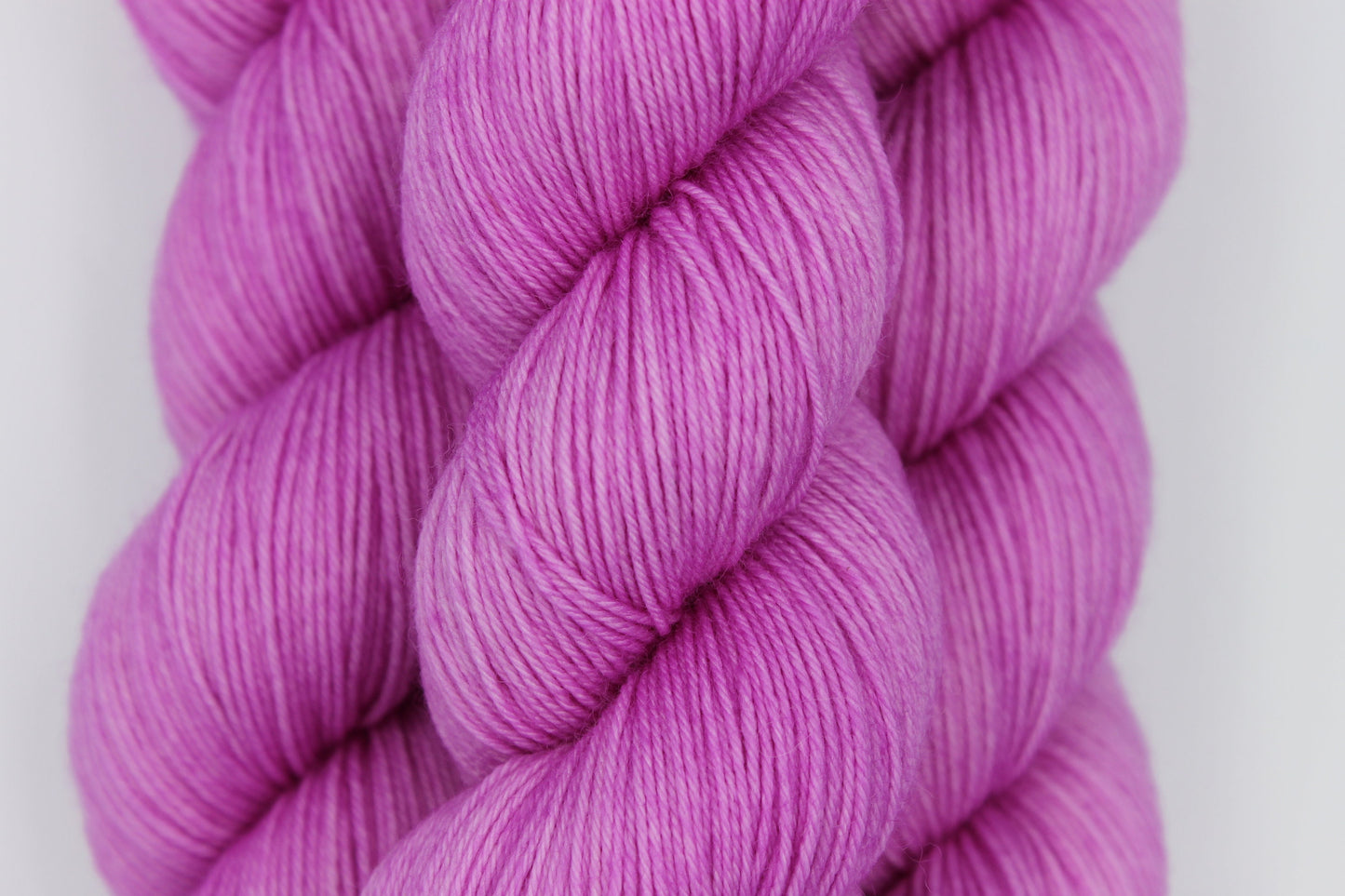 Wild Raspberry  Sock Skein 75% SuperWash Merino and 25 Nylon Hand Dyed Yarn 100g
