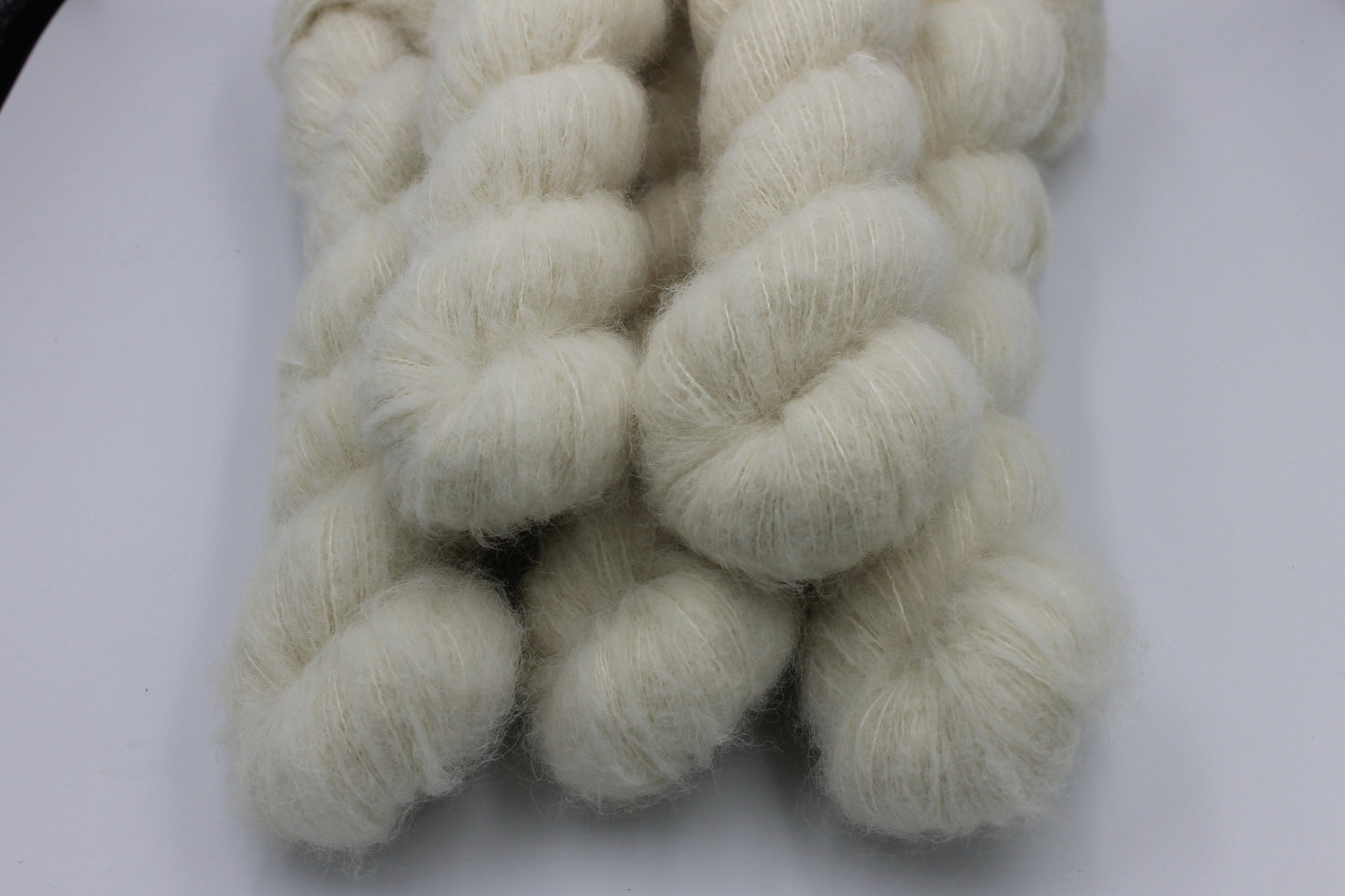 Snow Lace 50g skein 74% Baby Suri Alpaca 26 Silk