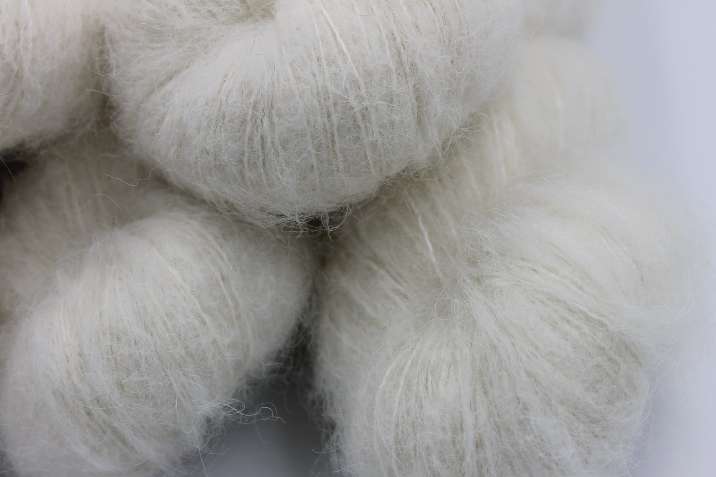 Snow Lace 50g skein 74% Baby Suri Alpaca 26 Silk