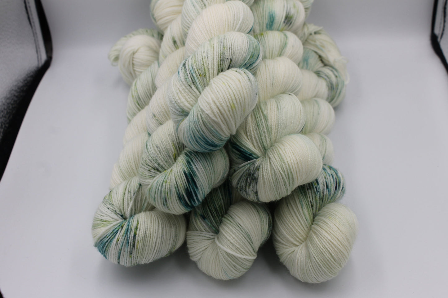 Saltmarsh Deep Speckle  Sock Skein 75% SuperWash Merino and 25 Nylon Hand Dyed Yarn 100g