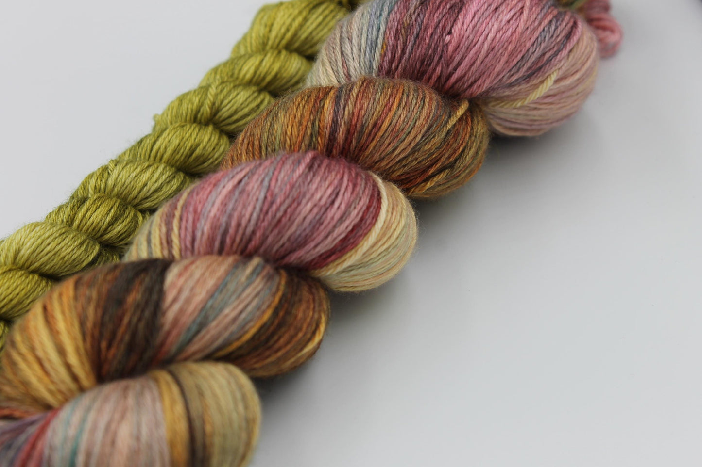 Titania Sock skein  50% Superwash Merino Wool 50 Silk 100g and 20g Skeins