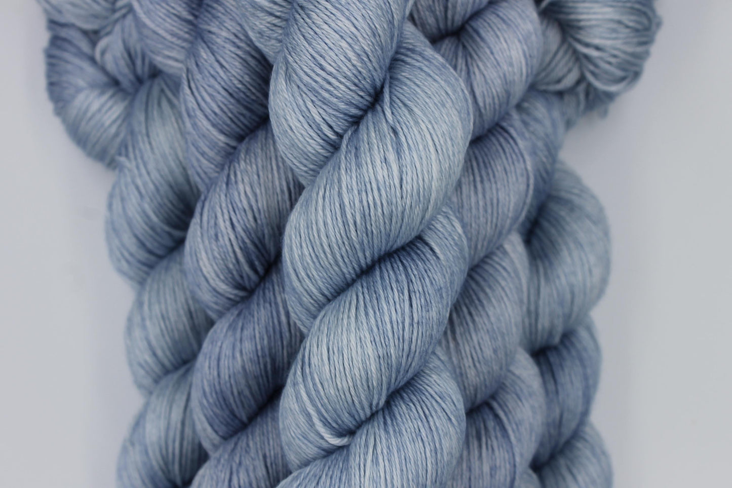 Chambray Sock skein  50% Superwash Merino Wool 50 Silk 100g Skeins