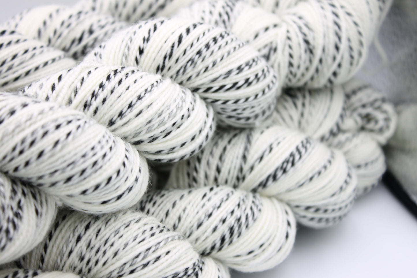 Nudy Zebra Sock Skein 80% SuperWash Merino and 20 Nylon Hand Dyed Zebra Yarn 100g
