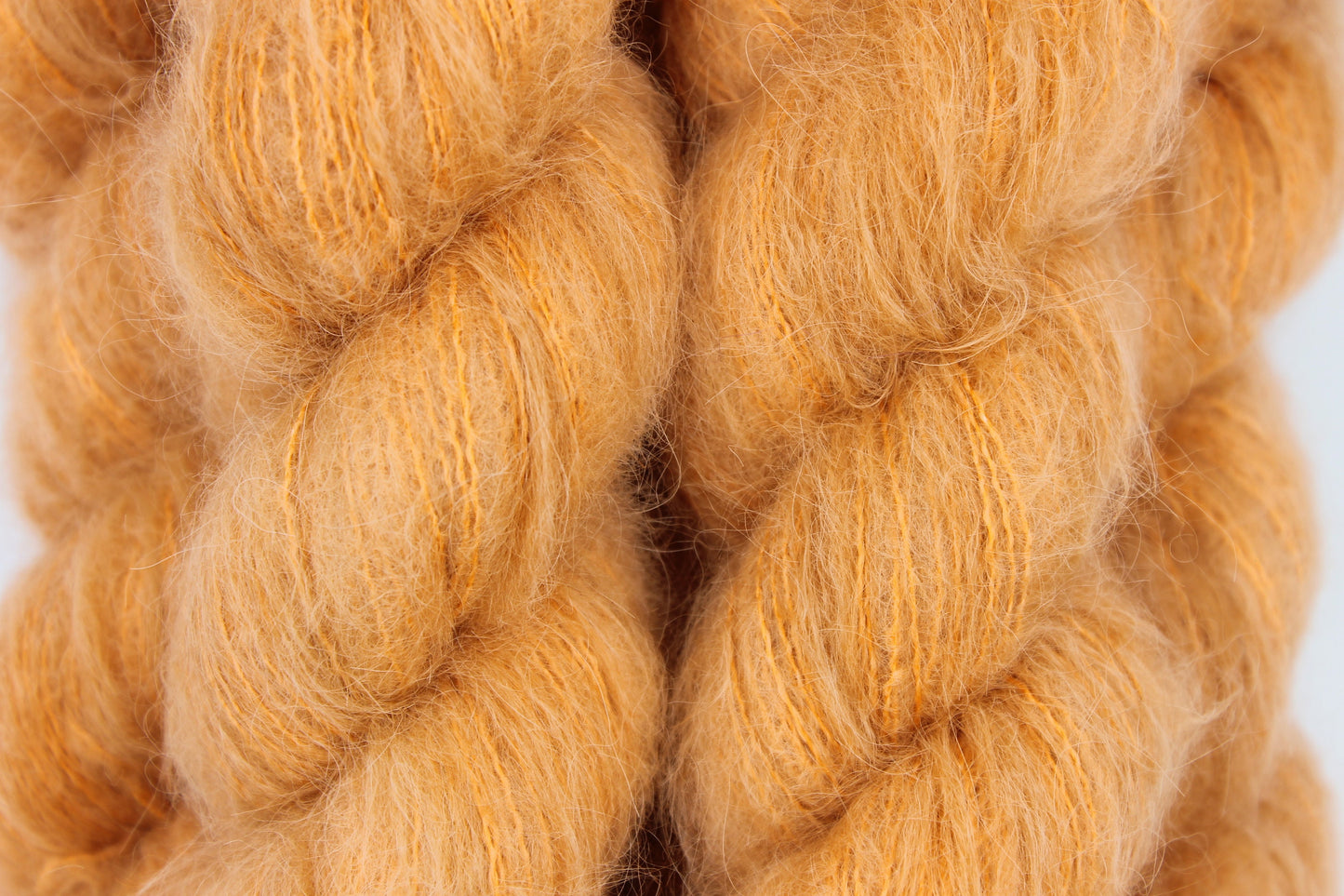 Pumpkin Lace 50g skein 74% Baby Suri Alpaca 26 Silk