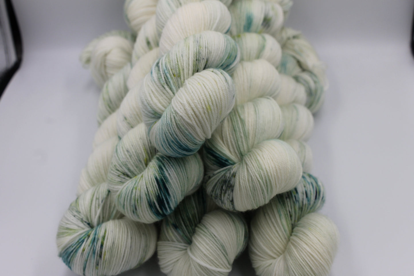 Saltmarsh Deep Speckle  Sock Skein 75% SuperWash Merino and 25 Nylon Hand Dyed Yarn 100g