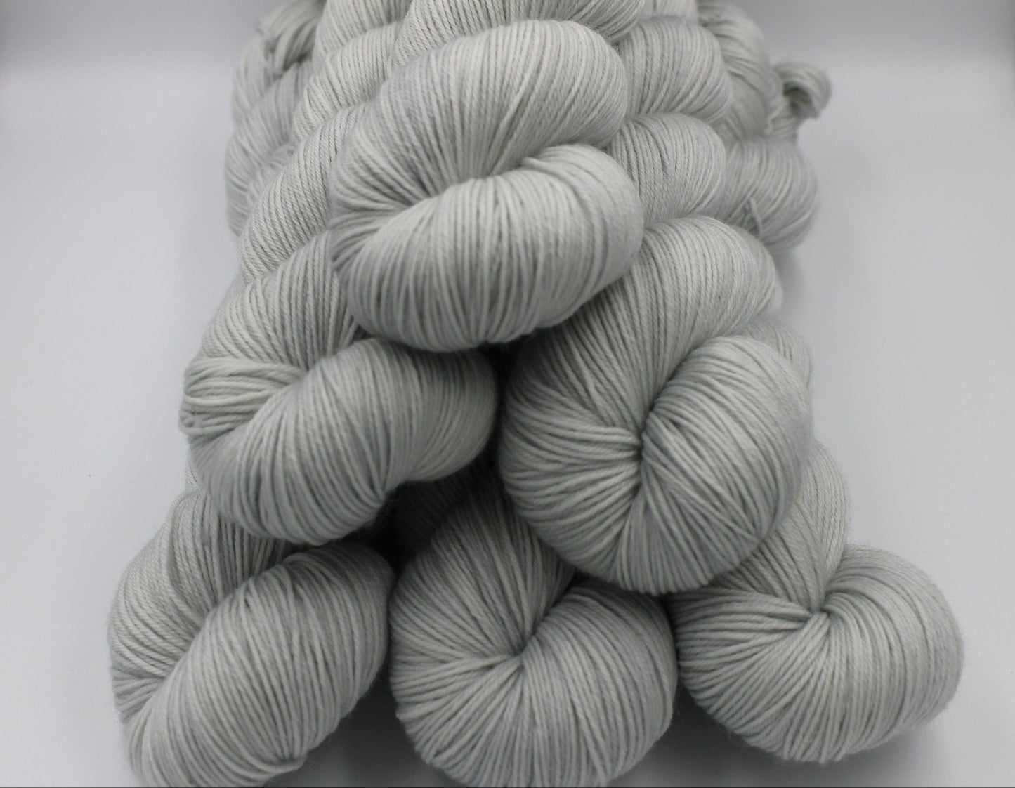 Mist.   Premium Sock Skein 75% SuperWash Merino and 25 Nylon Hand Dyed Yarn