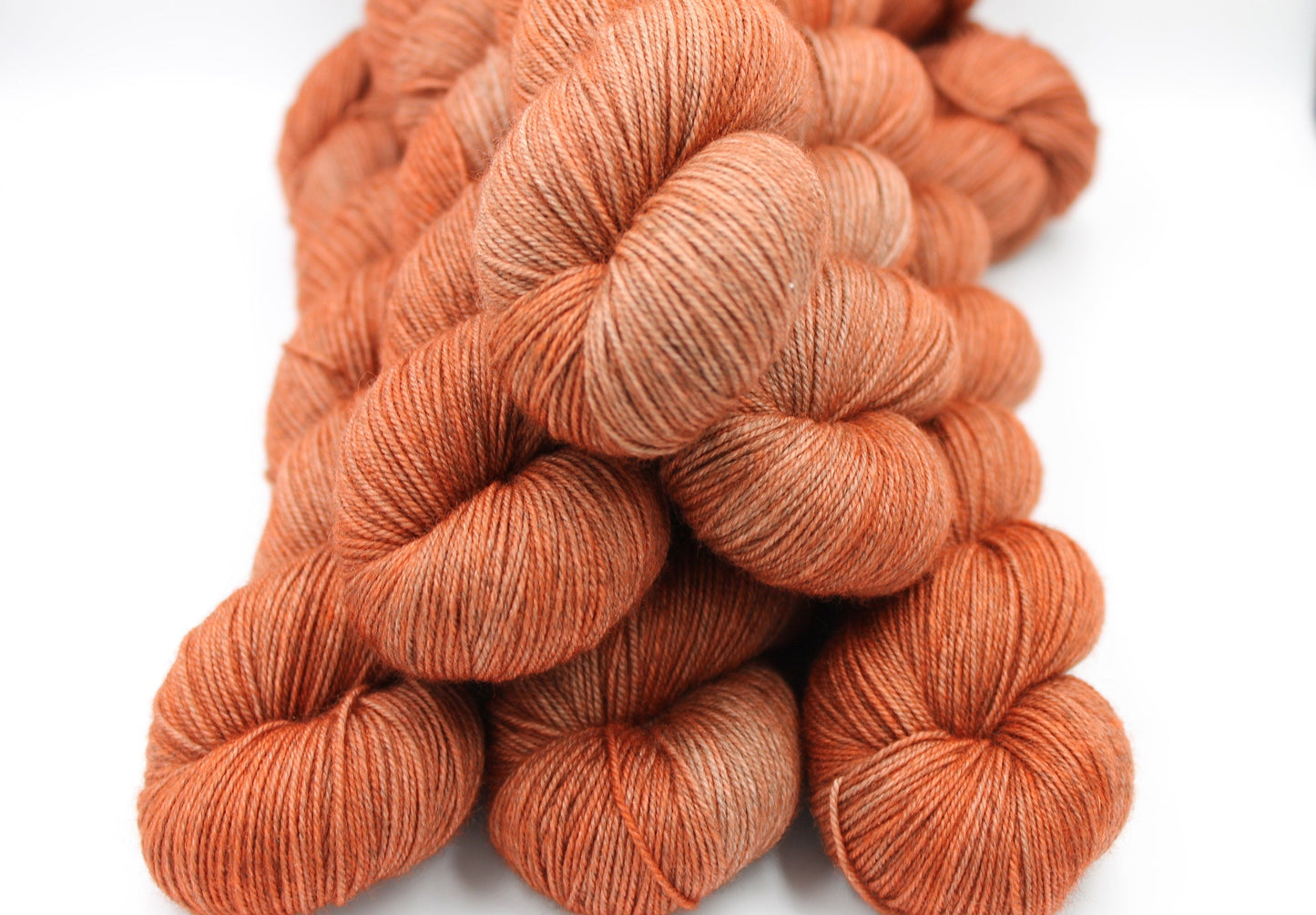 Cinnamon Sock Skein 70% Superwash Merino 20 Yak 10 Nylon 100g