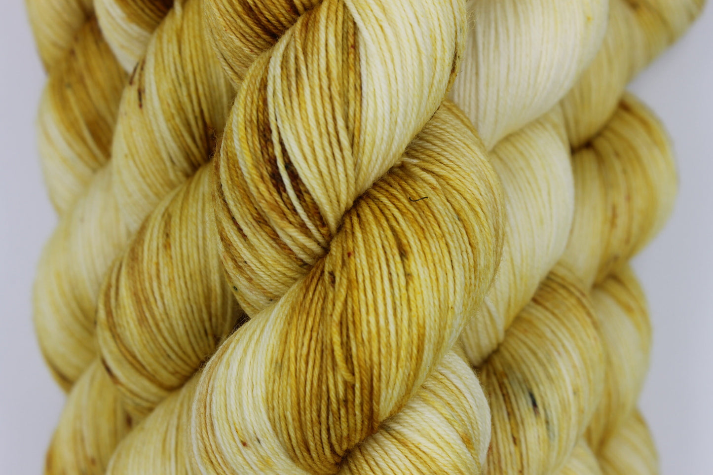 Sugarcane Deep Speckle  Sock Skein 75% SuperWash Merino and 25 Nylon Hand Dyed Yarn 100g