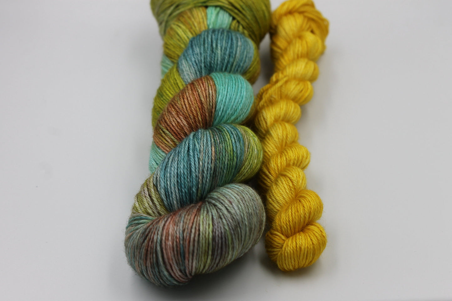 Montague The Chameleon Sock skein  50% Superwash Merino Wool 50 Silk 100g and 20g Skeins
