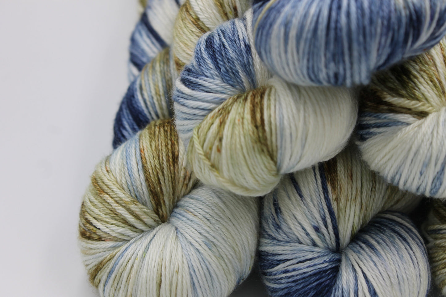 Chatsworth Chambray Sock skein  50% Superwash Merino Wool 50 Silk 100g Skeins