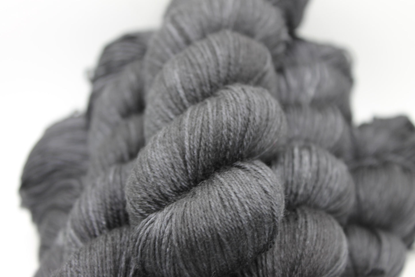 Ravens Wing Sock skein  50% Superwash Merino Wool 50 Silk 100g Skeins