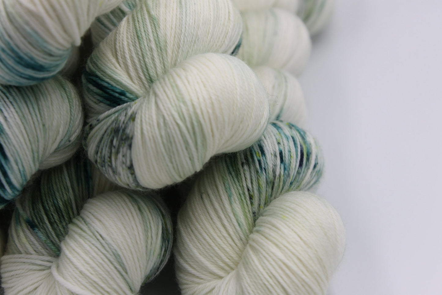 Saltmarsh Deep Speckle  Sock Skein 75% SuperWash Merino and 25 Nylon Hand Dyed Yarn 100g