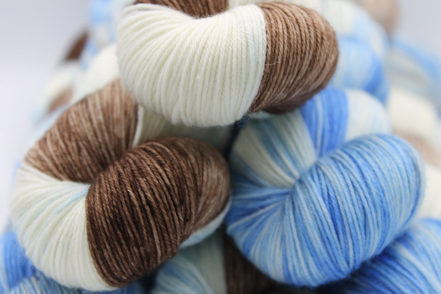 Peter Rabbit  Sock Skein 75% SuperWash Merino and 25 Nylon Hand Dyed Yarn 100g