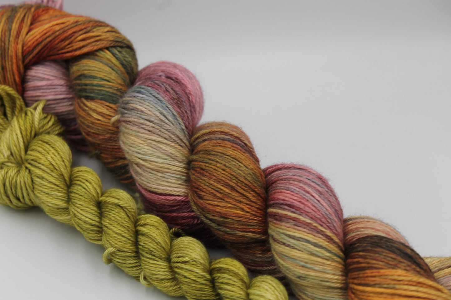 Titania Sock skein  50% Superwash Merino Wool 50 Silk 100g and 20g Skeins