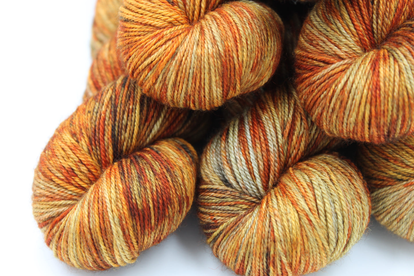 Playa Blanca Sock Skein 60% SuperWash Merino 20 silk  and 20 Yak Hand Dyed Yarn