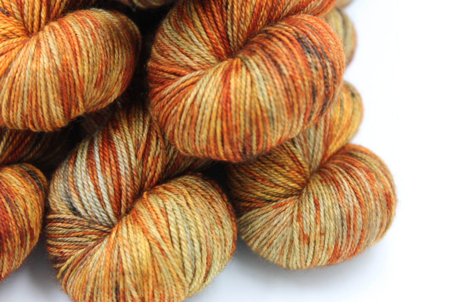Playa Blanca Sock Skein 60% SuperWash Merino 20 silk  and 20 Yak Hand Dyed Yarn