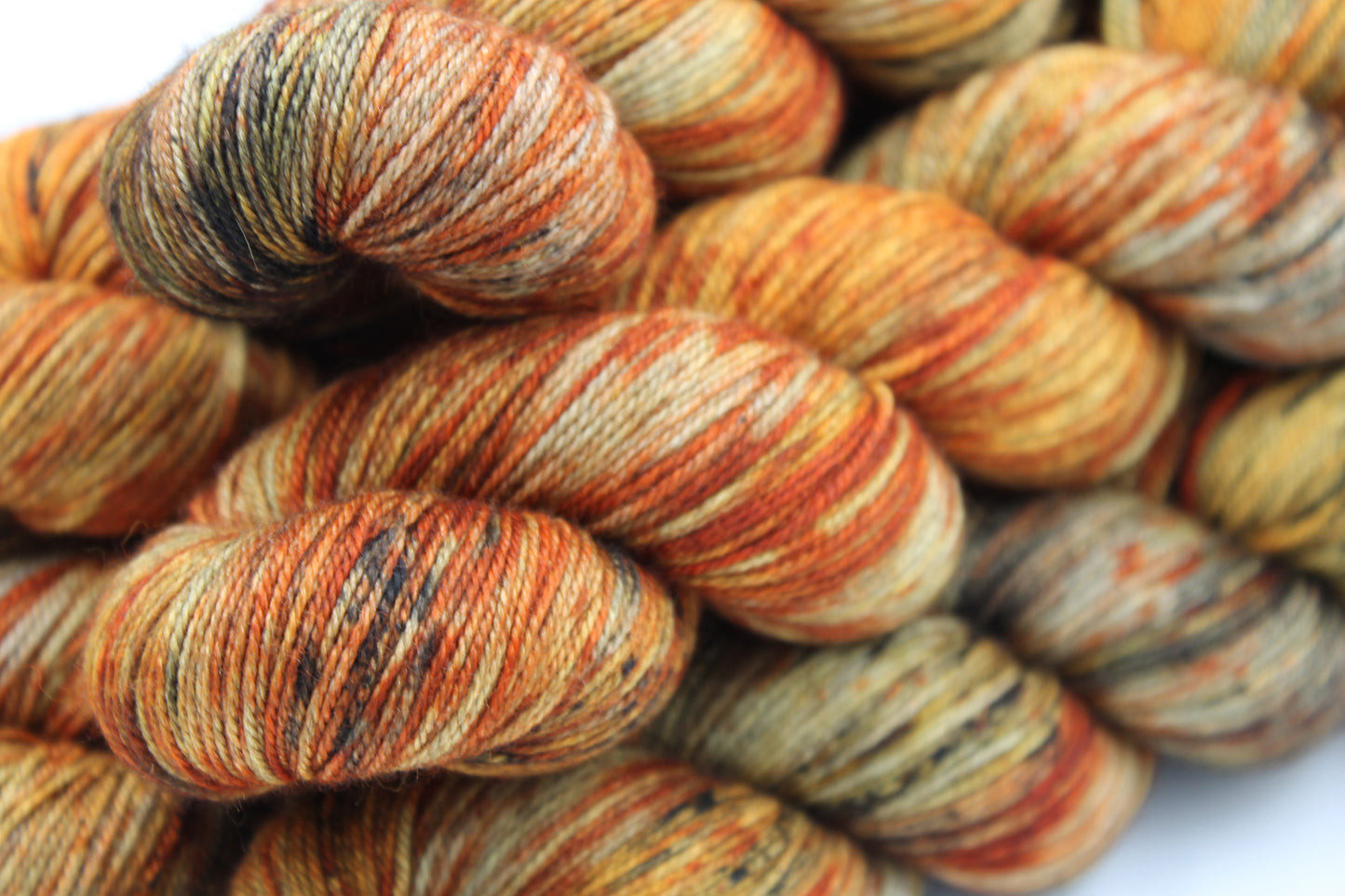 Playa Blanca Sock Skein 60% SuperWash Merino 20 silk  and 20 Yak Hand Dyed Yarn