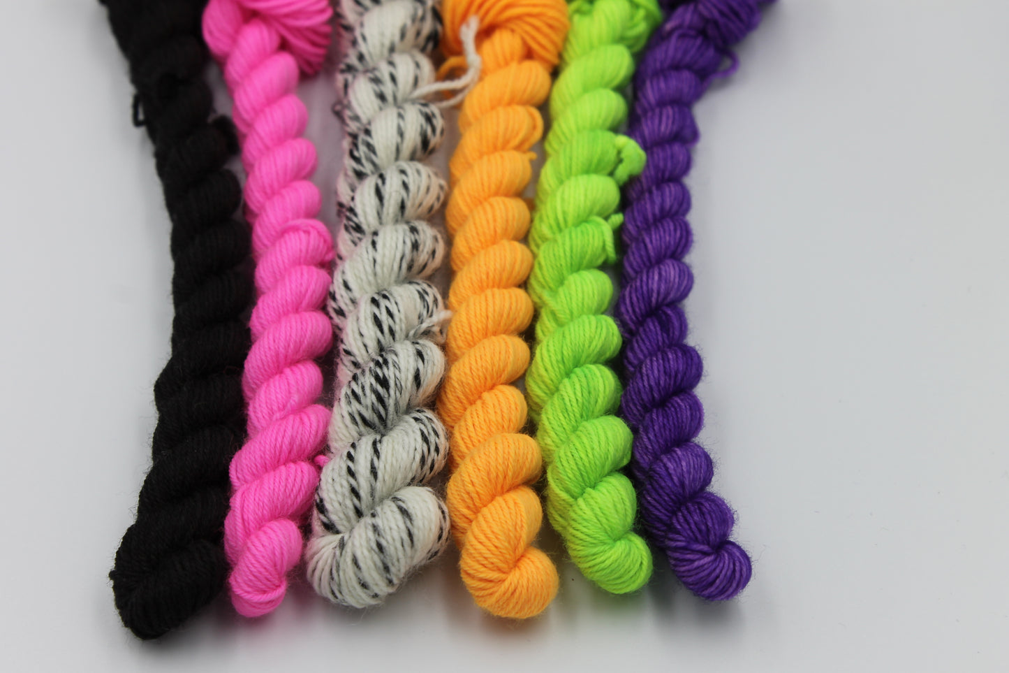 Beetlejuice Sock Set 80% SuperWash Merino and 20% Nylon Hand Dyed Zebra Yarn 1 x 20g And 5 x 10g 75% 25% Superwash Merino and Nylon