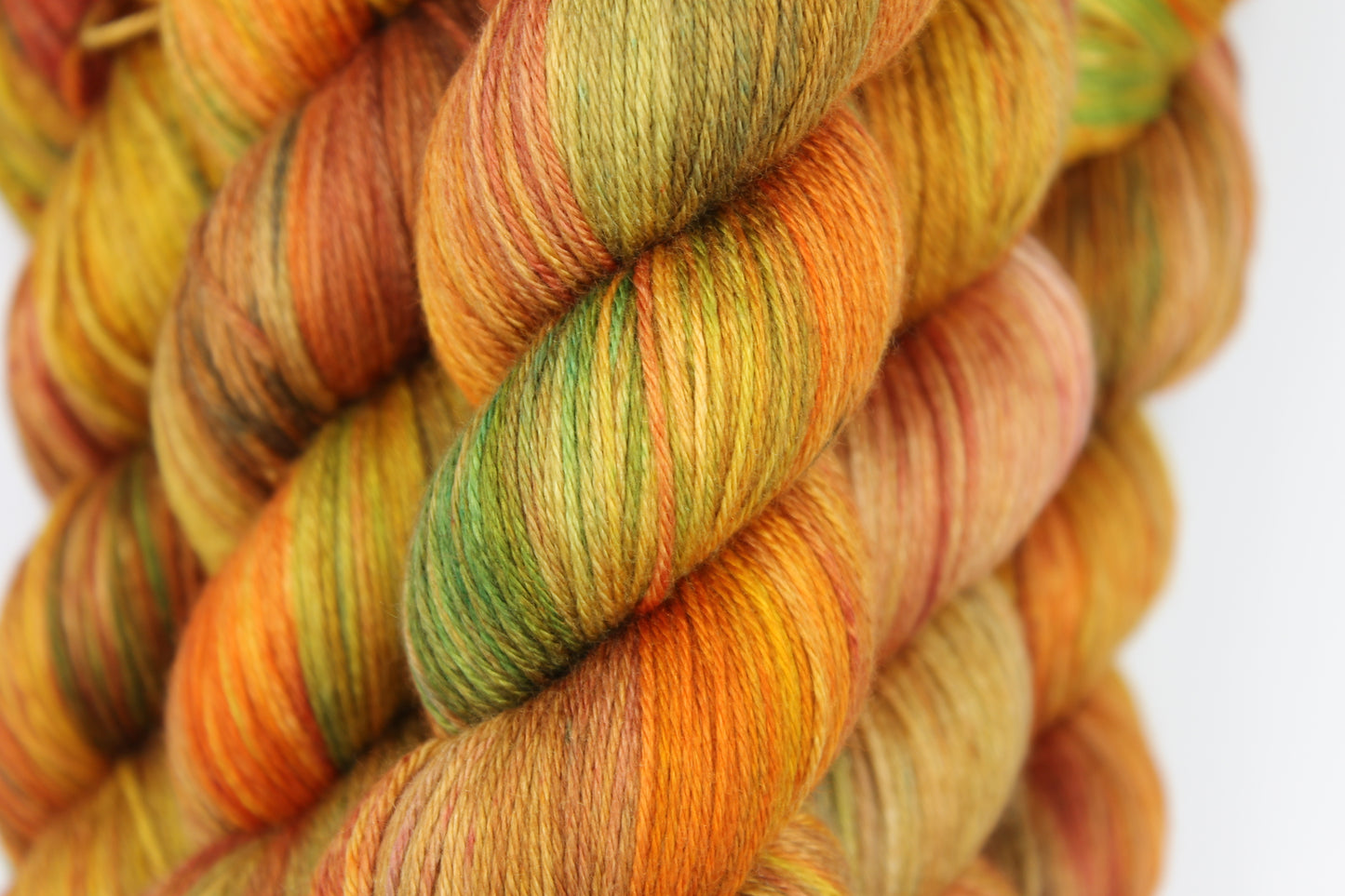 Auburn Sock skein  50% Superwash Merino Wool 50 Silk 100g Skeins
