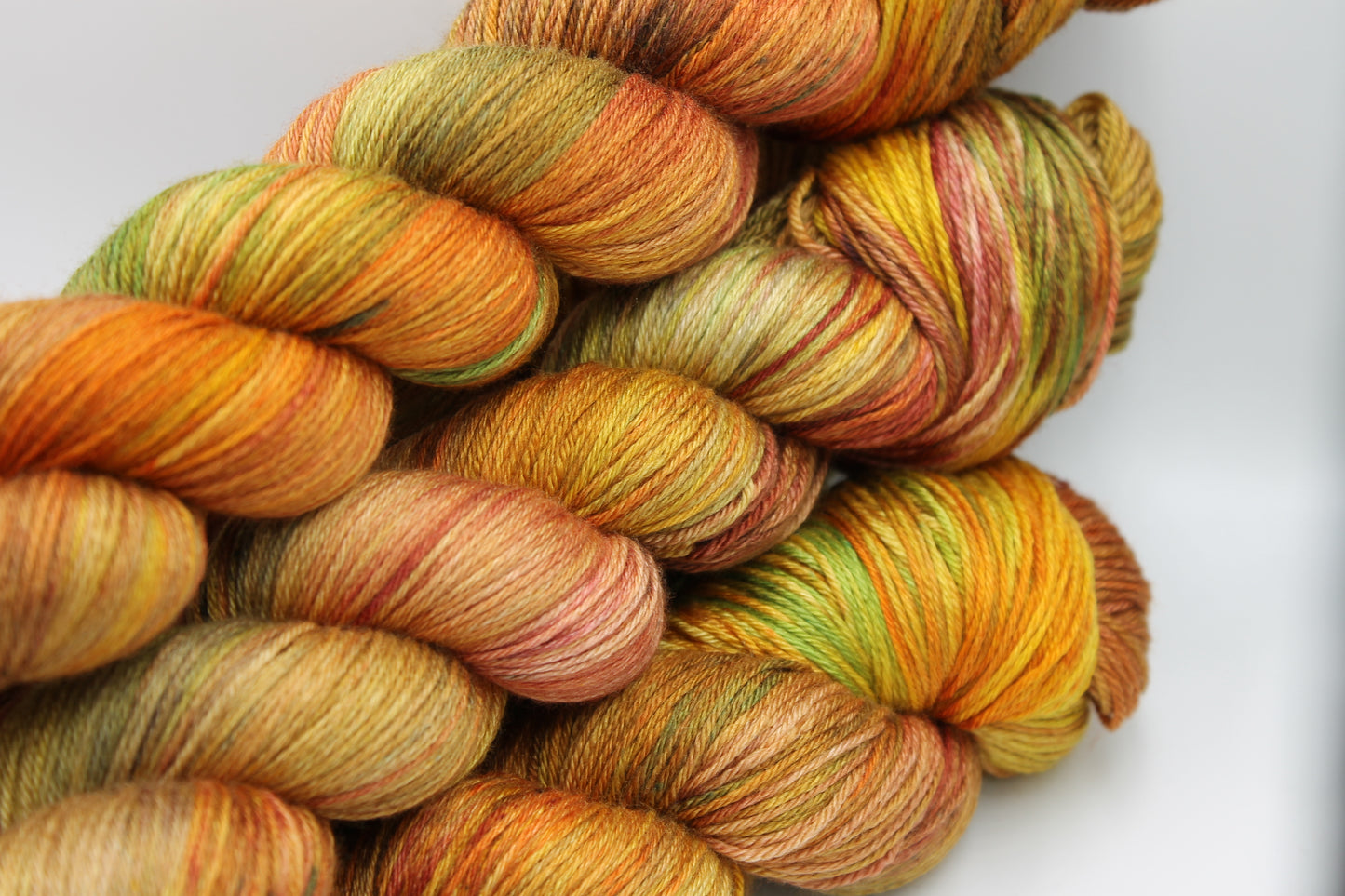 Auburn Sock skein  50% Superwash Merino Wool 50 Silk 100g Skeins