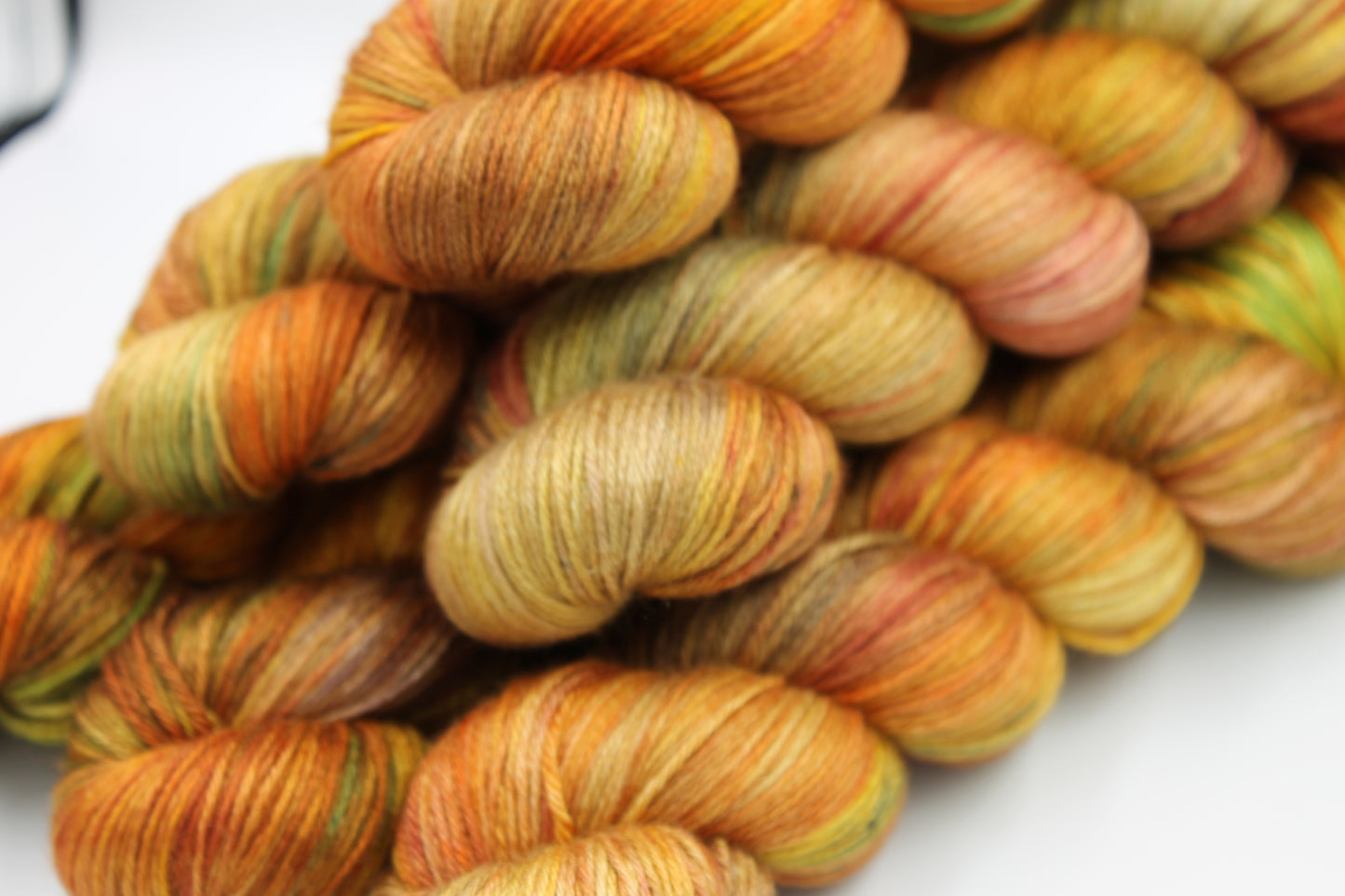 Auburn Sock skein  50% Superwash Merino Wool 50 Silk 100g Skeins