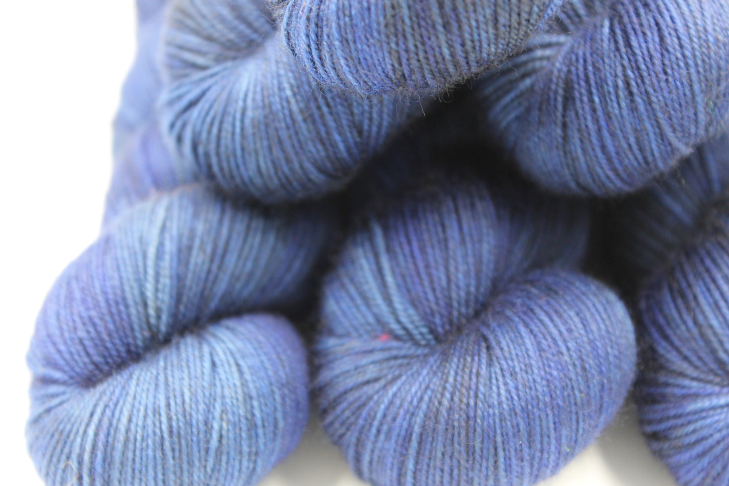 Midnight Blue Sock Skein 70% Superwash Merino 20% Yak 10% Nylon 100g