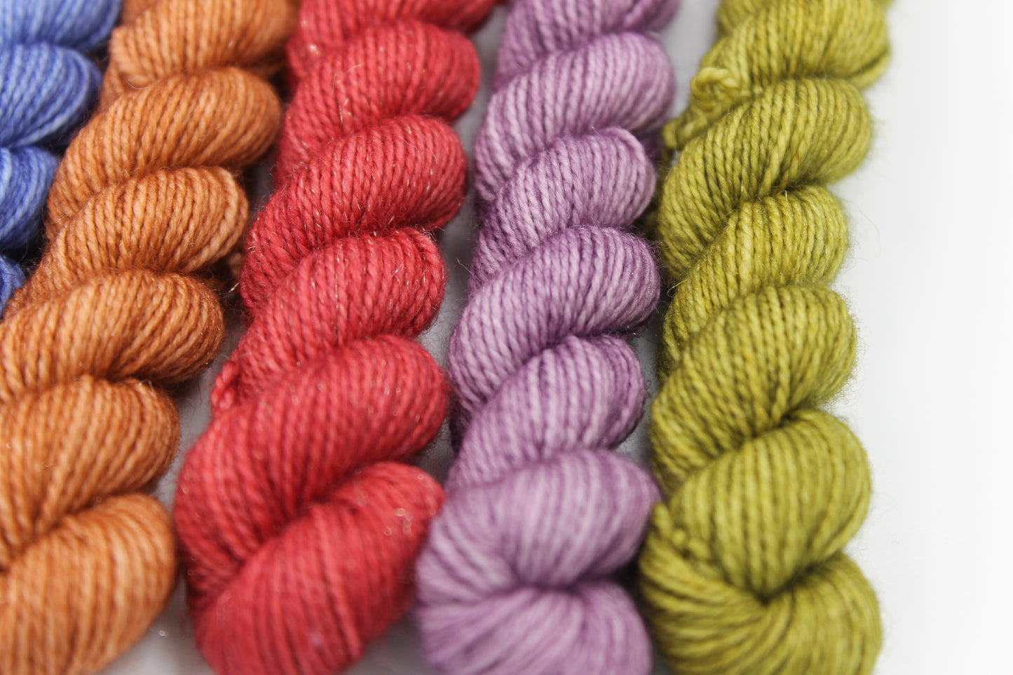 Harvest Sparkle Mini Skein Set Premium Sock 75% SuperWash  Merino,20% Nylon, 5% Stellina.5x20g