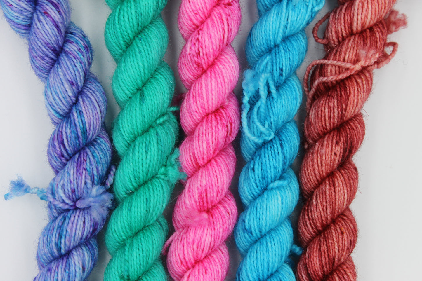Sparkling Season Mini Skein Set Premium Sock 75% SuperWash  Merino,20% Nylon, 5% Stellina.5x20g