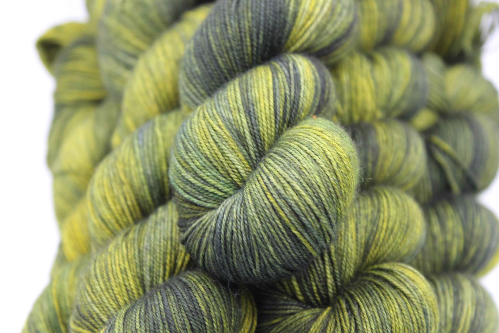 Mirkwood Hand Dyed Merino Silk Yak Yarn - 60% SuperWash Merino, 20% Silk, 20% Yak