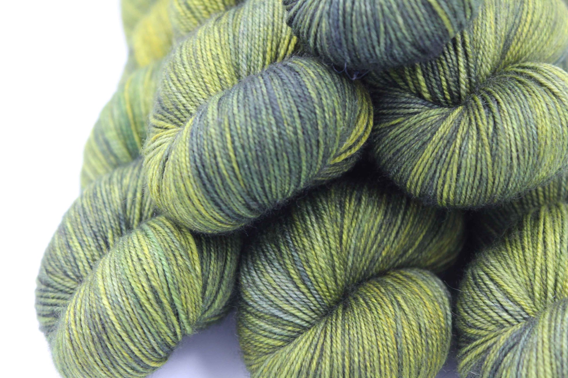 Mirkwood Hand Dyed Merino Silk Yak Yarn - 60% SuperWash Merino, 20% Silk, 20% Yak
