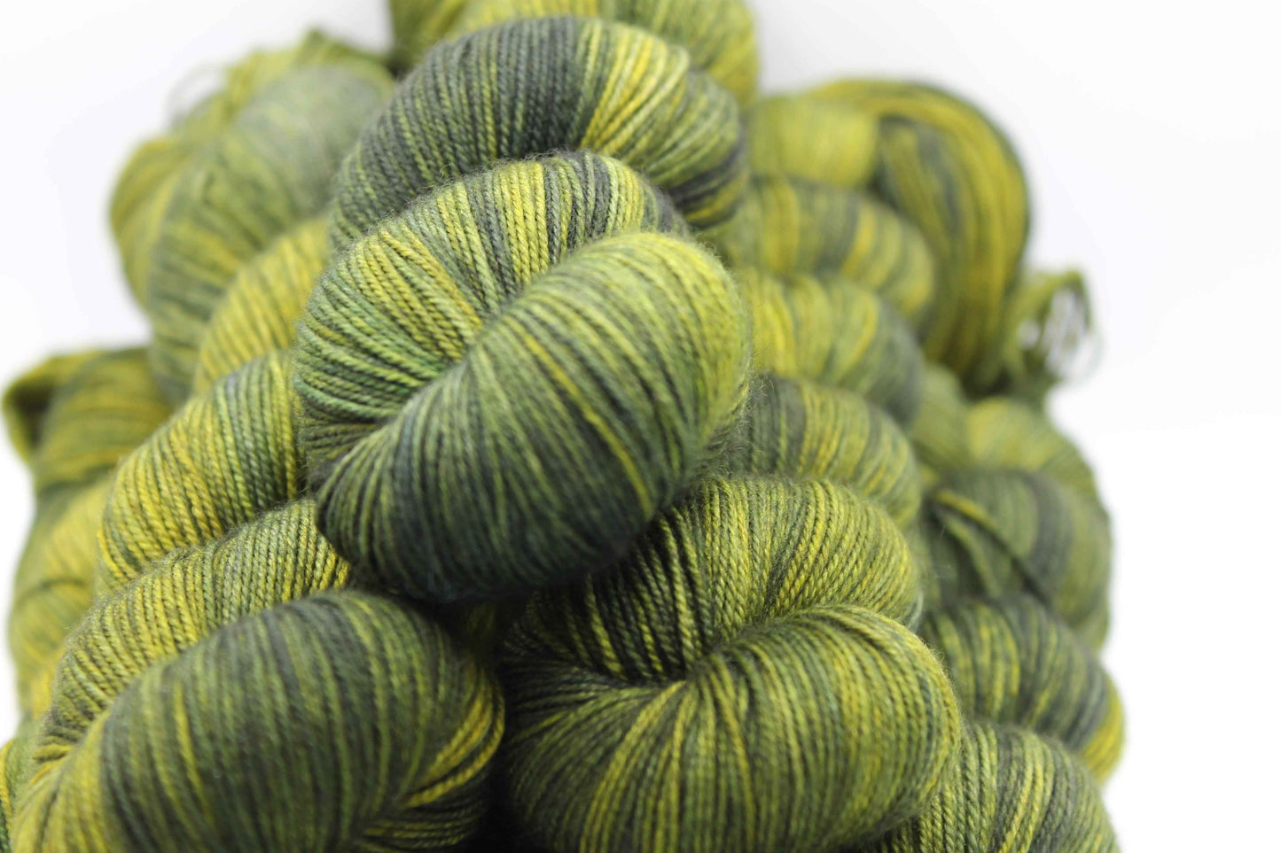 Mirkwood Hand Dyed Merino Silk Yak Yarn - 60% SuperWash Merino, 20% Silk, 20% Yak