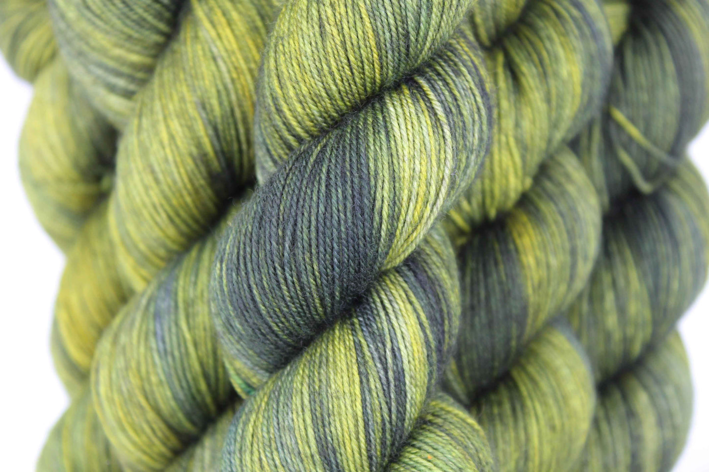 Mirkwood Hand Dyed Merino Silk Yak Yarn - 60% SuperWash Merino, 20% Silk, 20% Yak