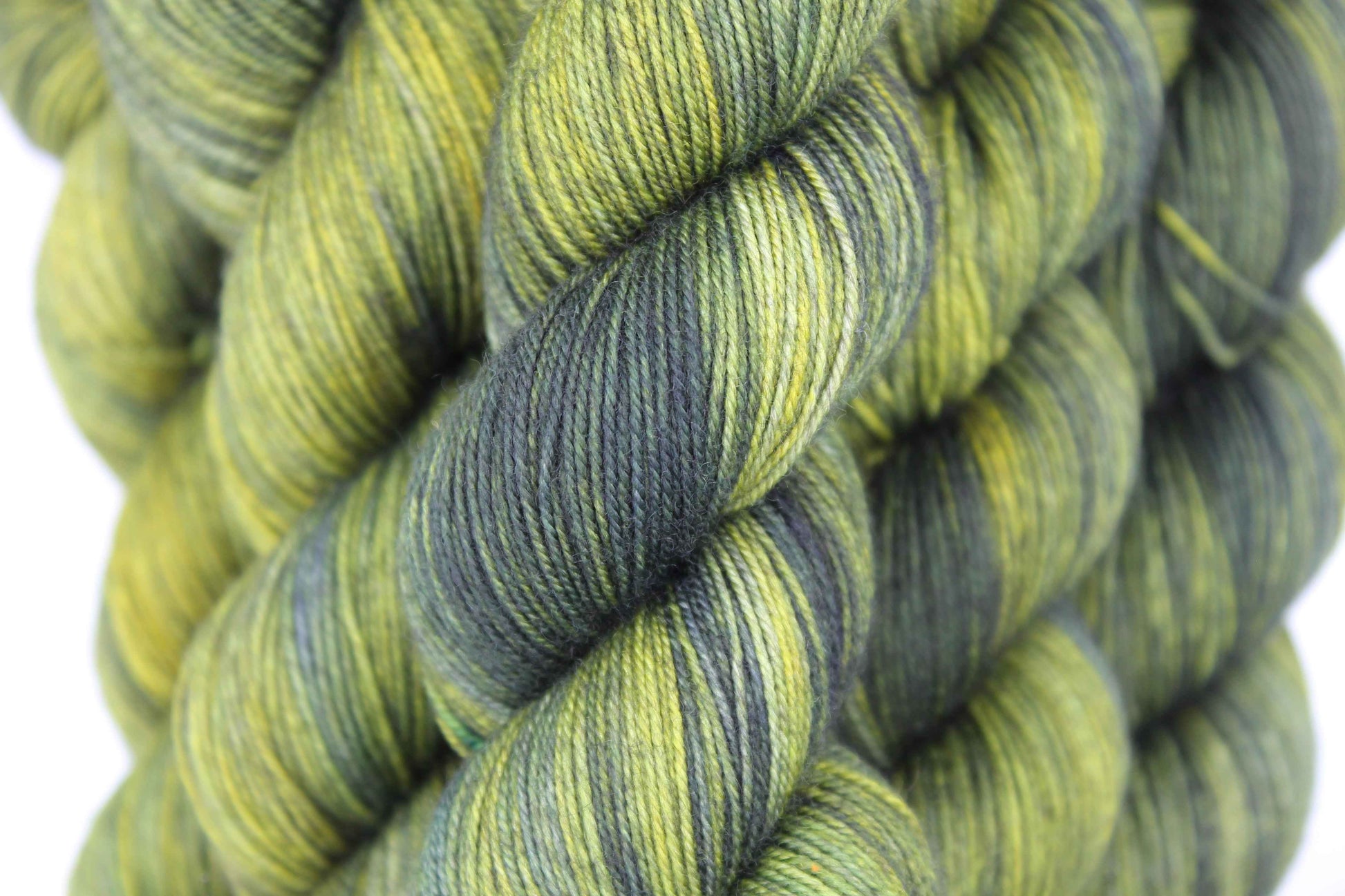 Mirkwood Hand Dyed Merino Silk Yak Yarn - 60% SuperWash Merino, 20% Silk, 20% Yak