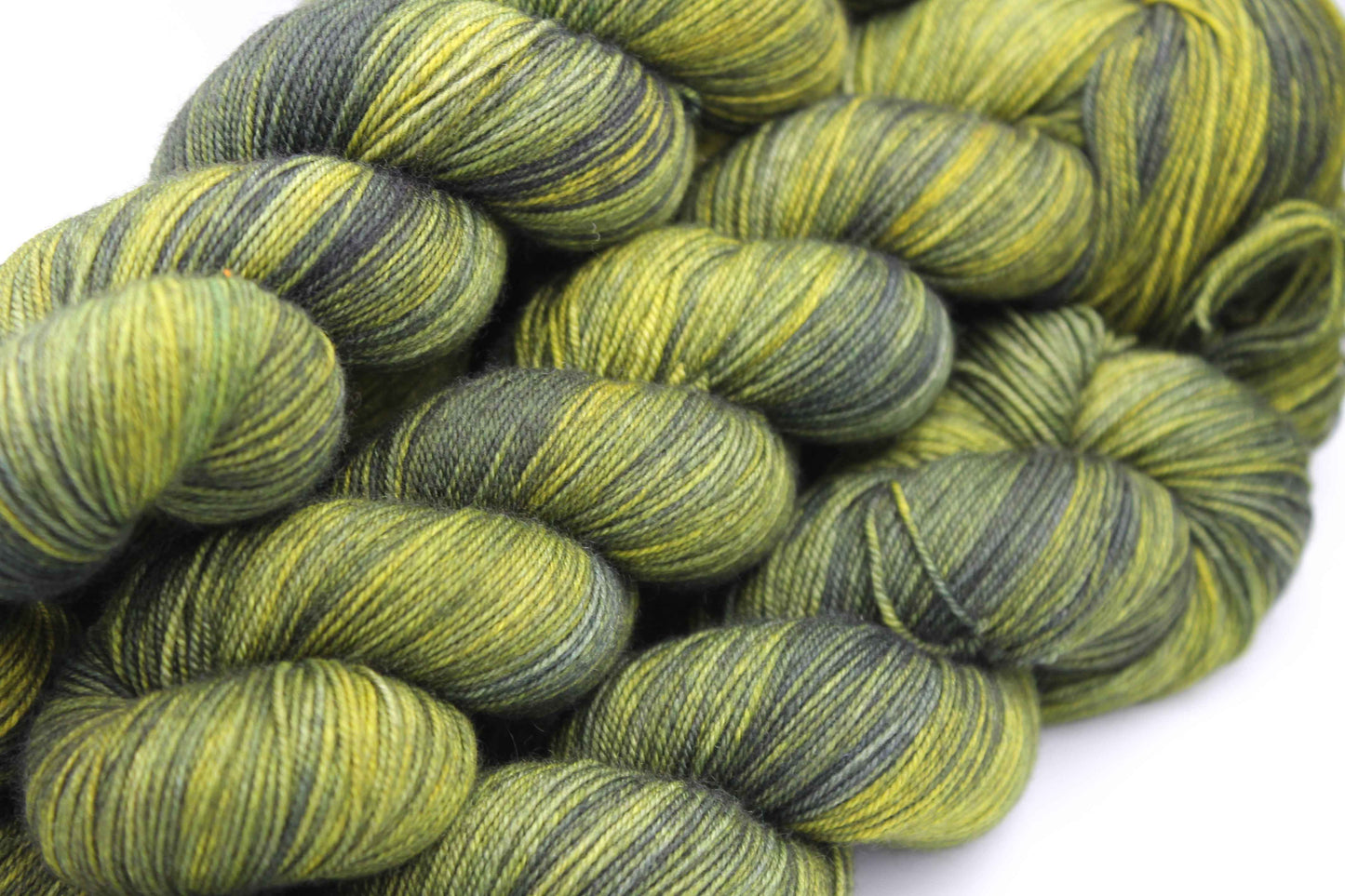Mirkwood Hand Dyed Merino Silk Yak Yarn - 60% SuperWash Merino, 20% Silk, 20% Yak