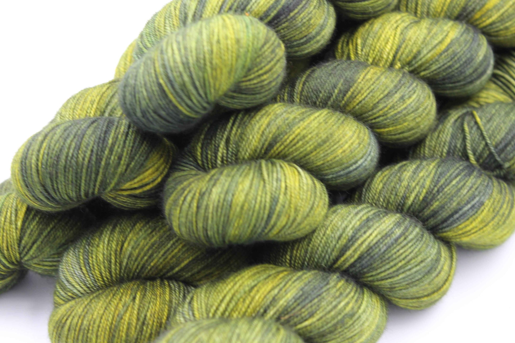 Mirkwood Hand Dyed Merino Silk Yak Yarn - 60% SuperWash Merino, 20% Silk, 20% Yak