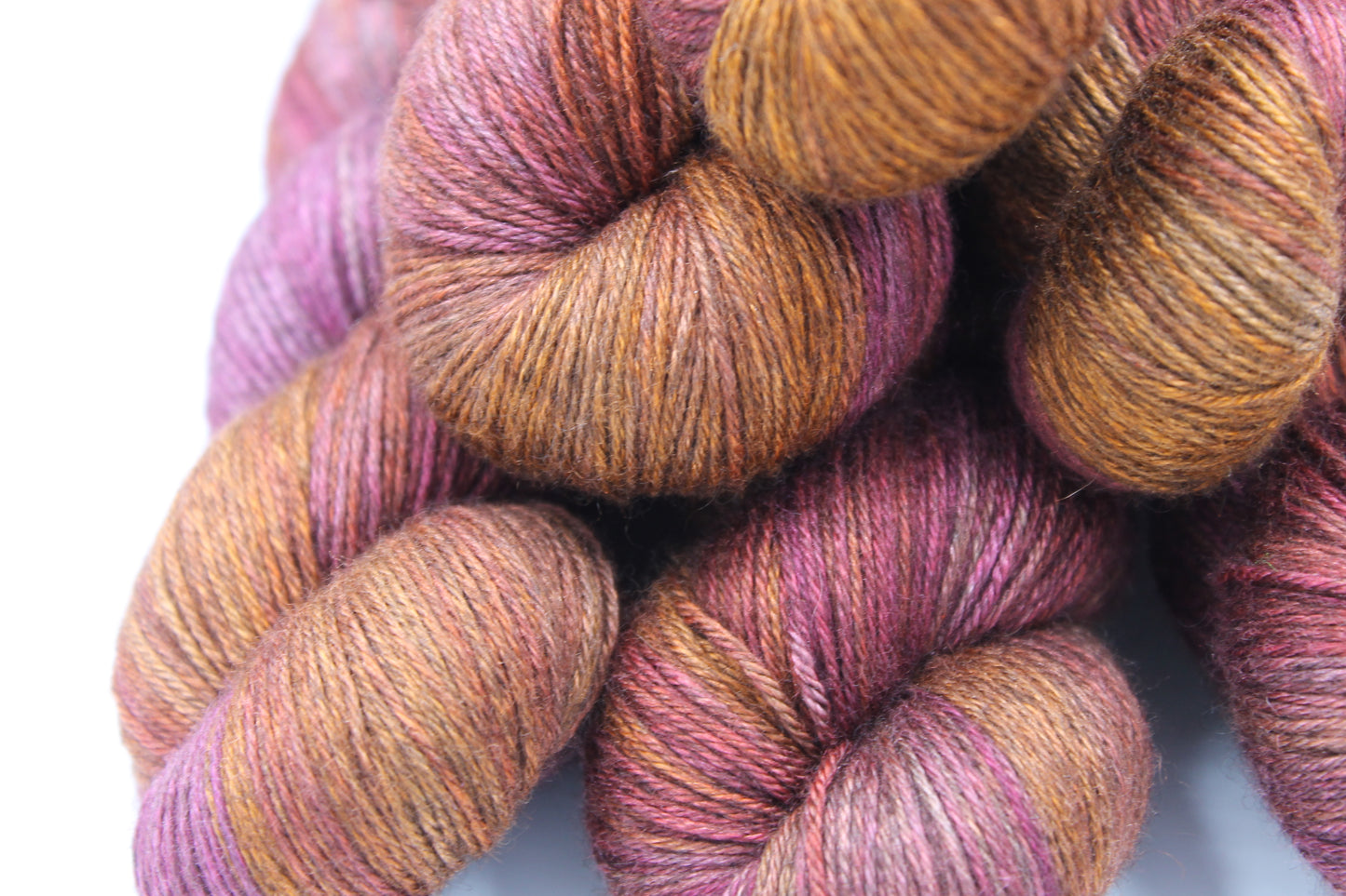 Rustberry Sock Skein 50% Yak 50% Silk 100g