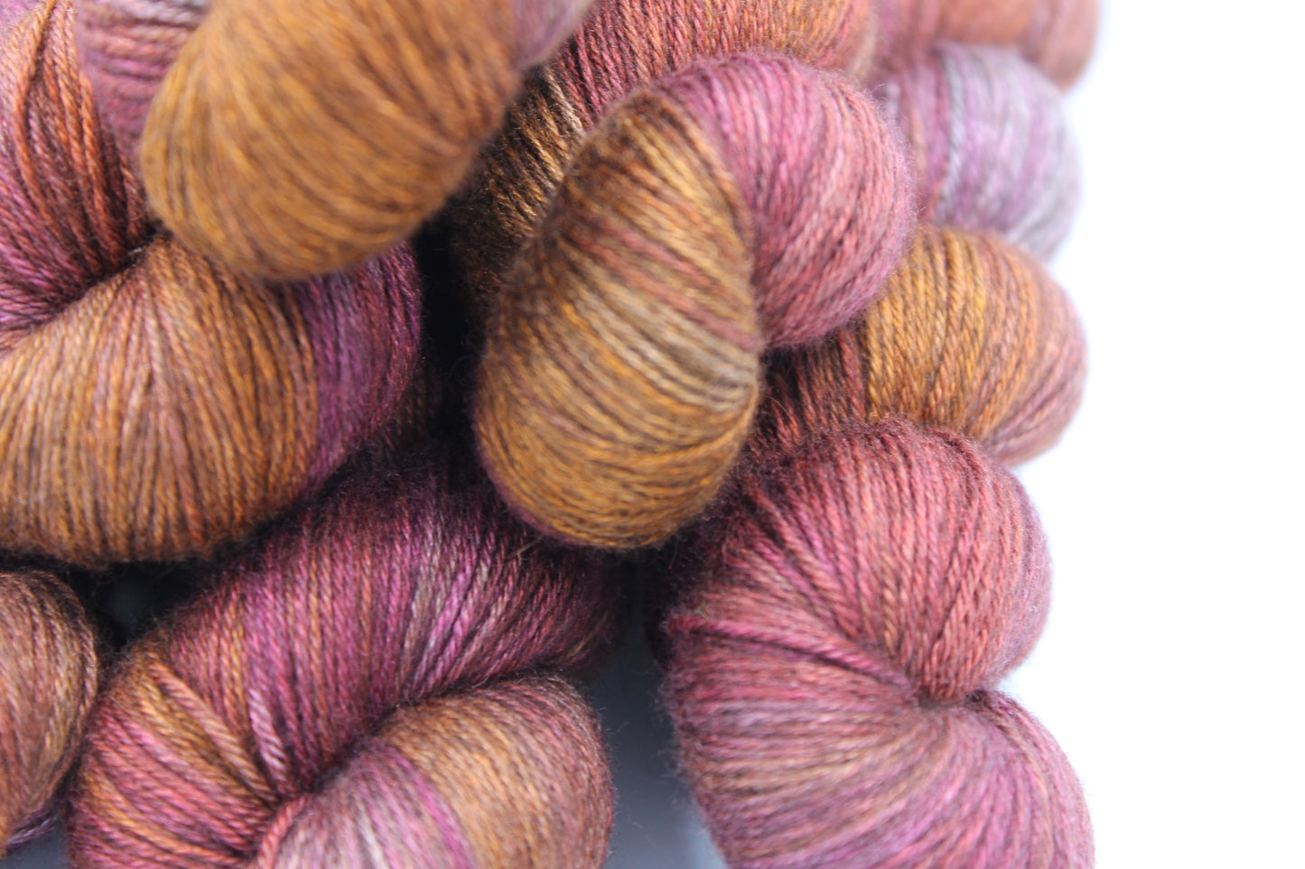 Rustberry Sock Skein 50% Yak 50% Silk 100g