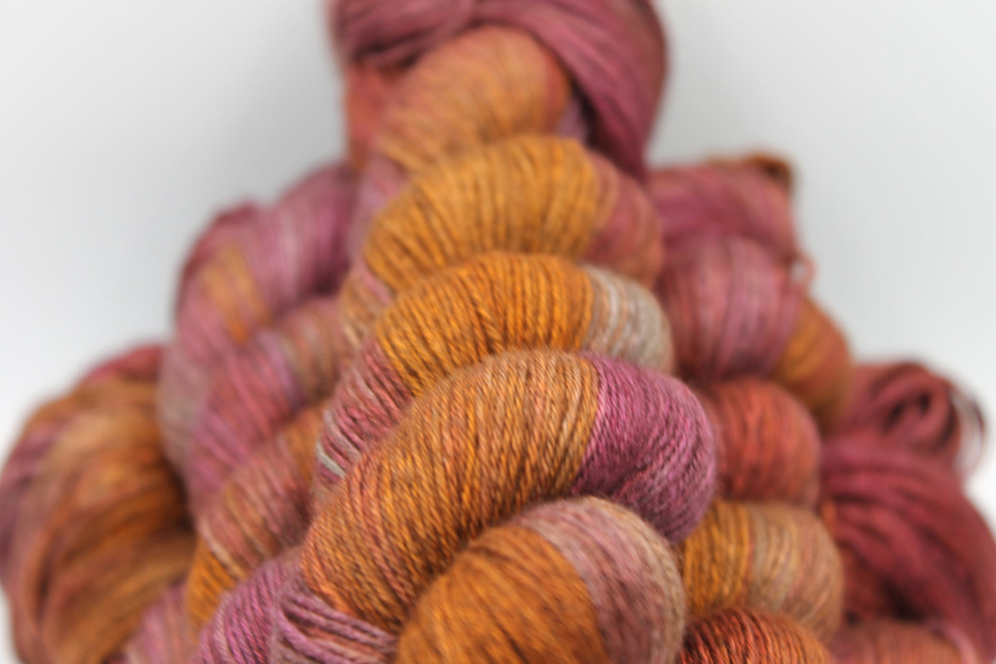 Rustberry Sock Skein 50% Yak 50% Silk 100g