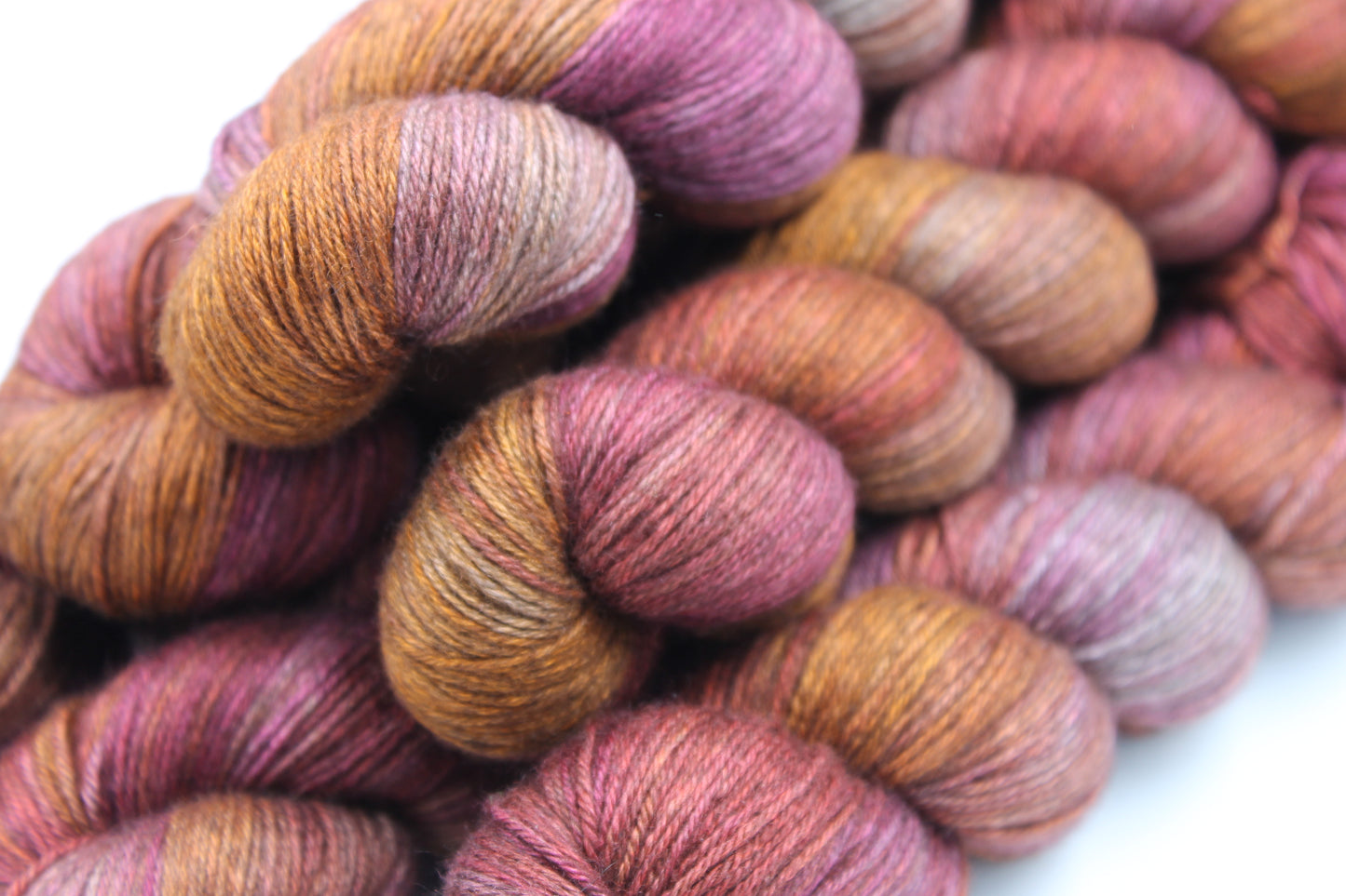 Rustberry Sock Skein 50% Yak 50% Silk 100g