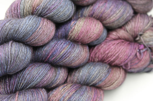 Ashenberry Sock Skein 50% Yak 50% Silk 100g
