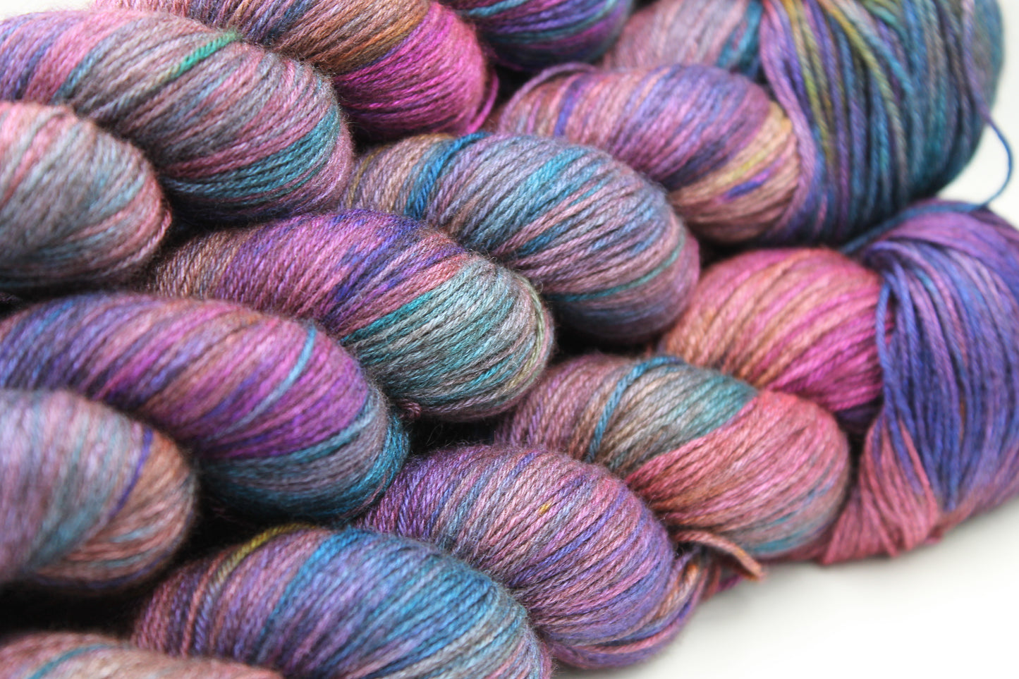 Moonberry Sock Skein 50% Yak 50% Silk 100g