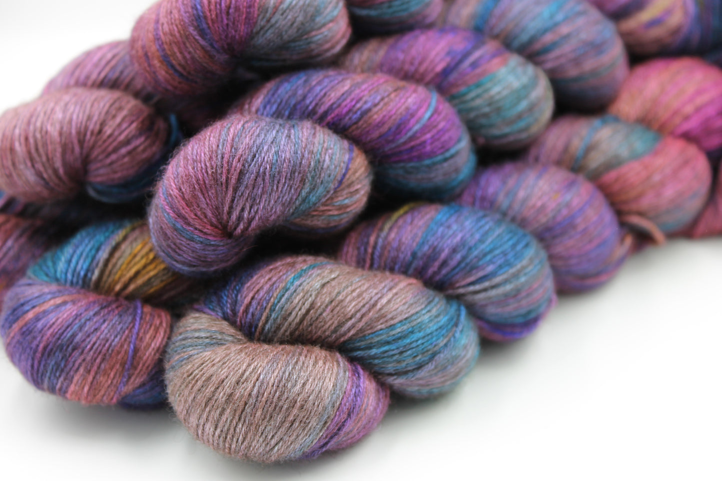 Moonberry Sock Skein 50% Yak 50% Silk 100g