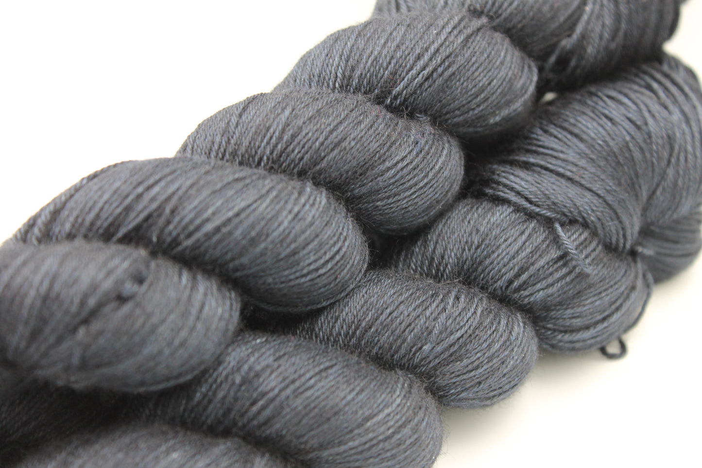 Obsidian Sock Skein 50% Yak 50% Silk 100g