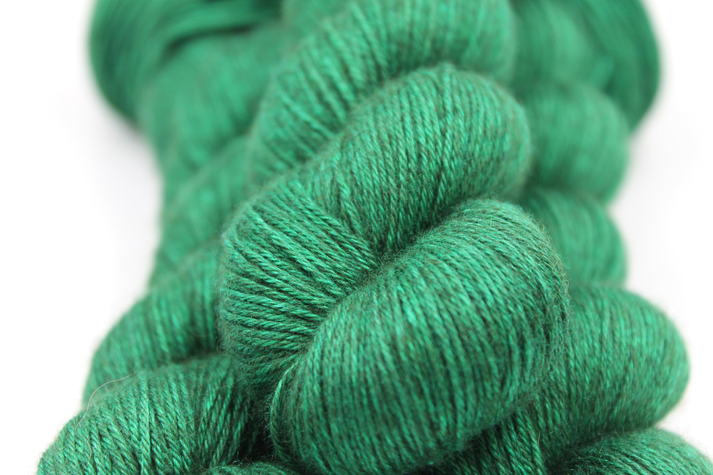 Emerald Veil Sock Skein 50% Yak 50% Silk 100g