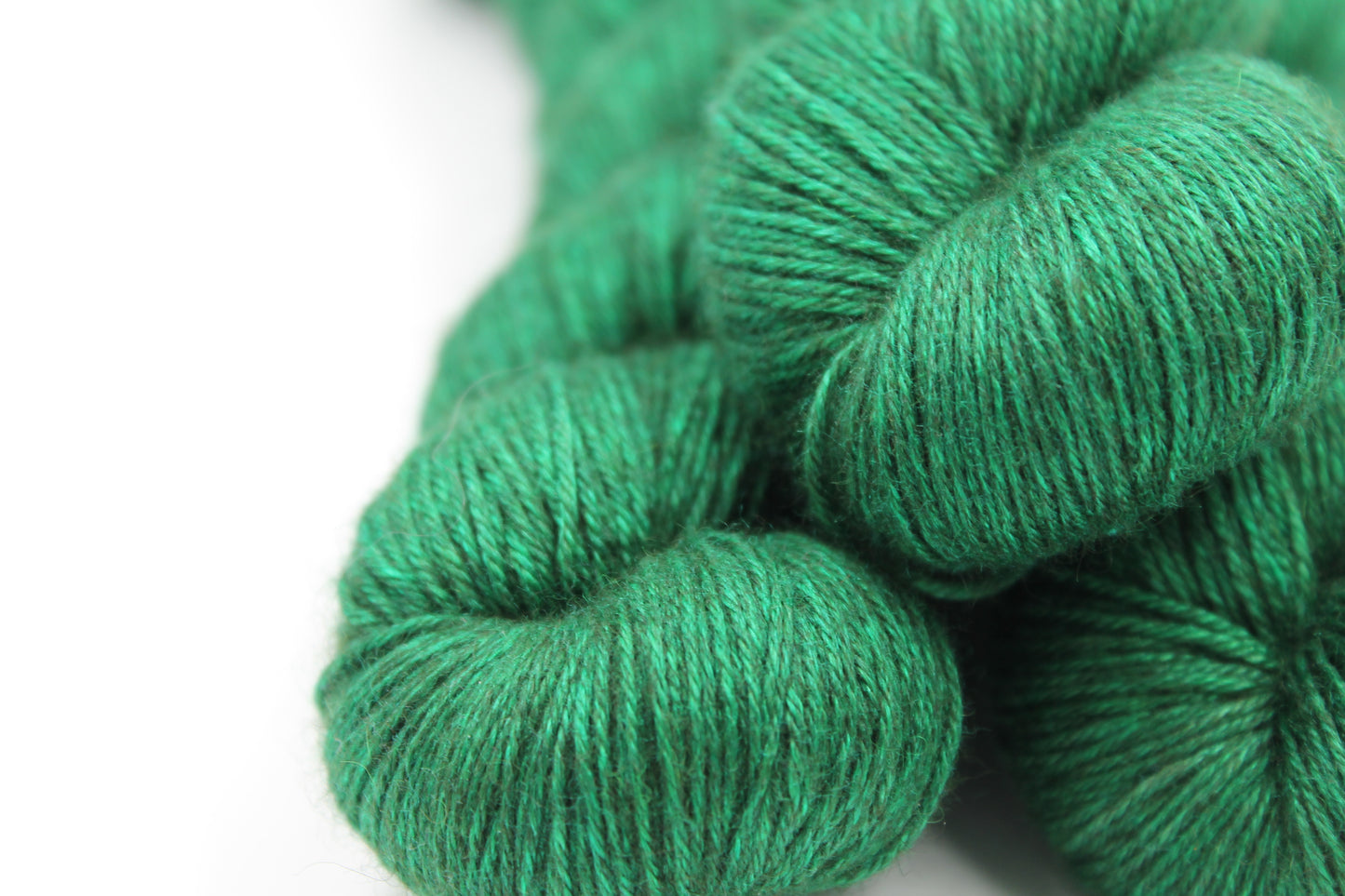 Emerald Veil Sock Skein 50% Yak 50% Silk 100g