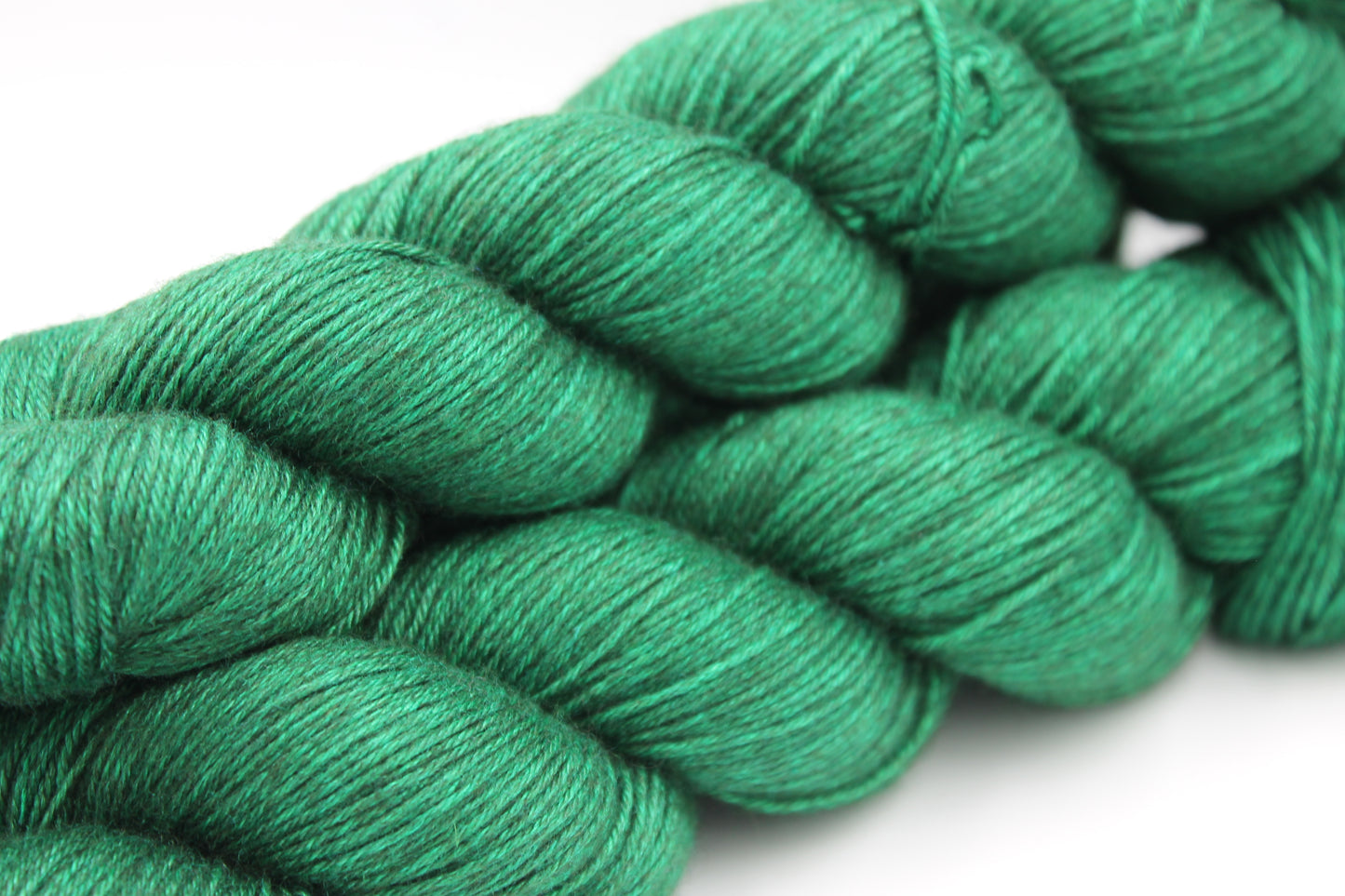Emerald Veil Sock Skein 50% Yak 50% Silk 100g