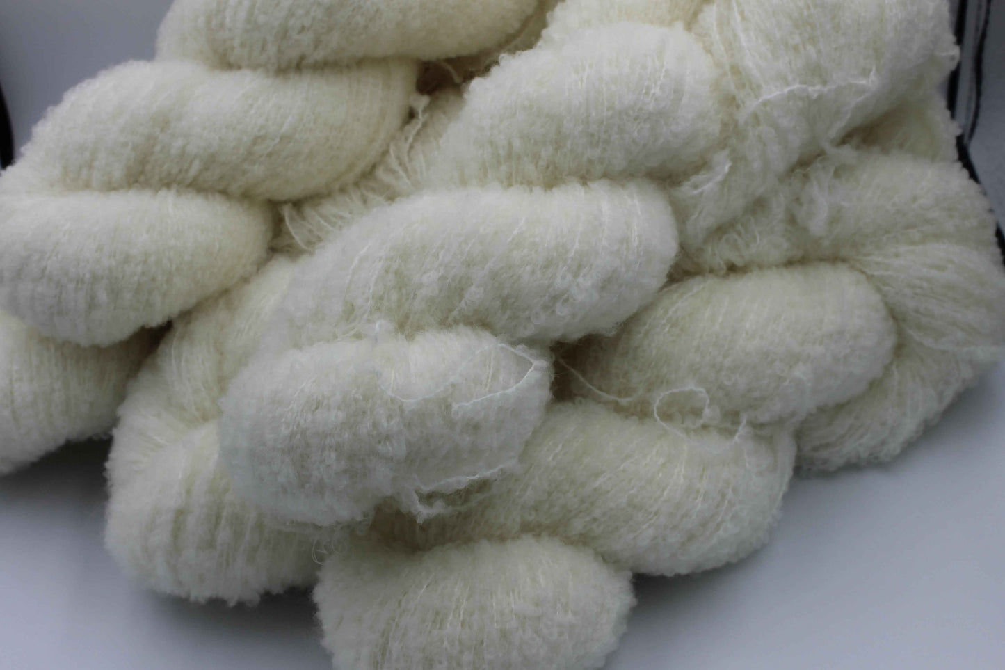 Neve 80% Superfine Merino Wool Boucle Yarn - 20% Nylon Lace Weight 100g Skein